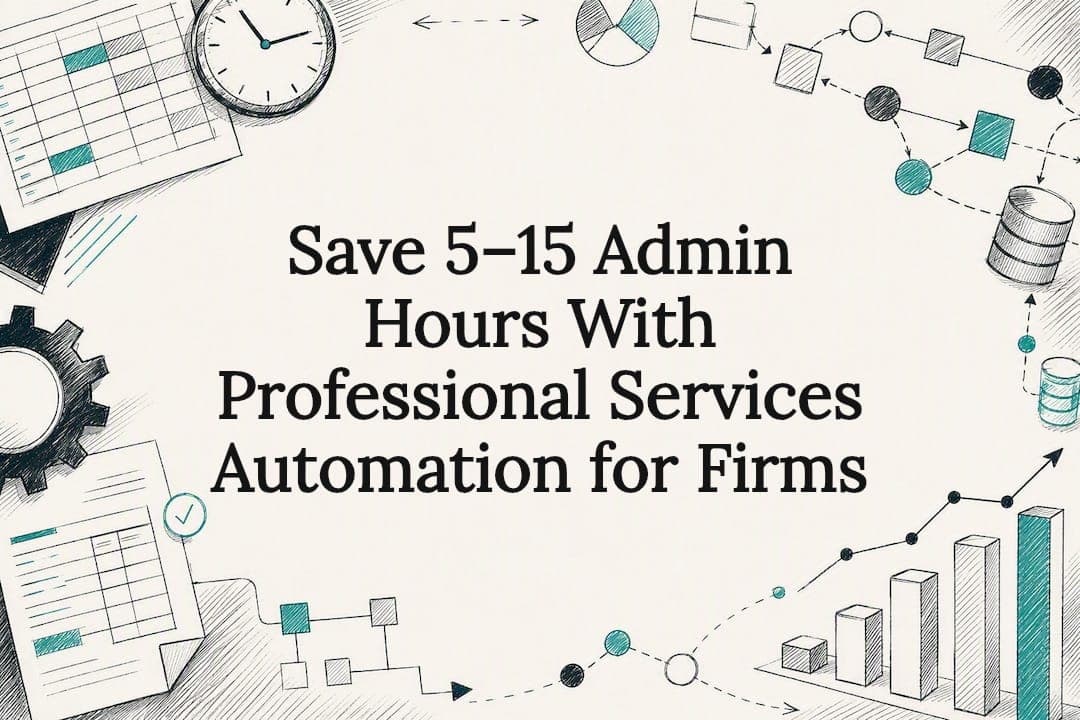 Save 5–15 Admin Hours With Professional Services Automation for Firms