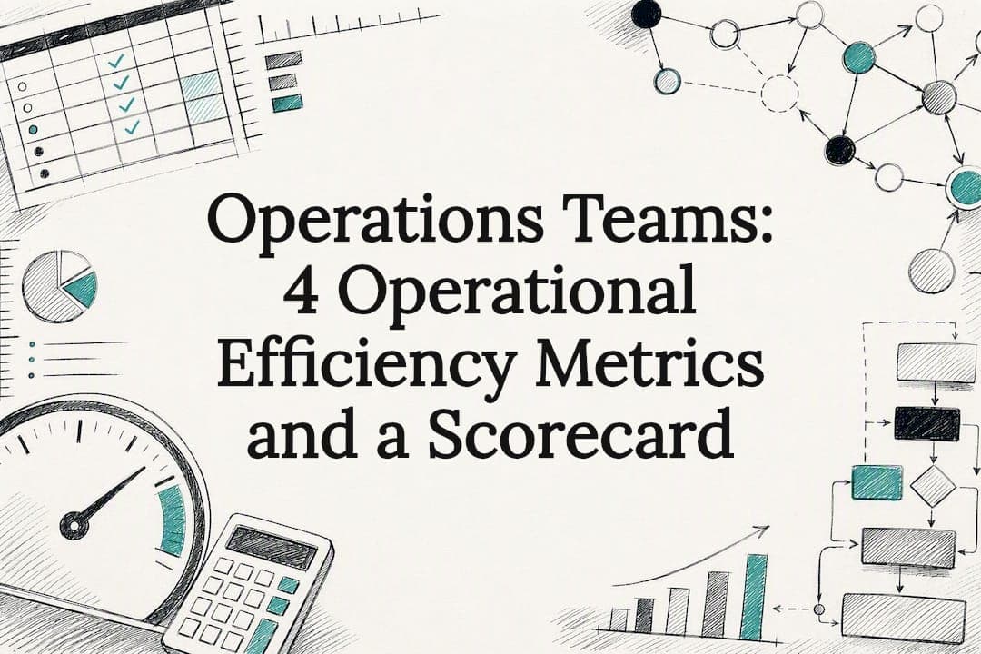 Operations Teams: 4 Operational Efficiency Metrics and a Scorecard