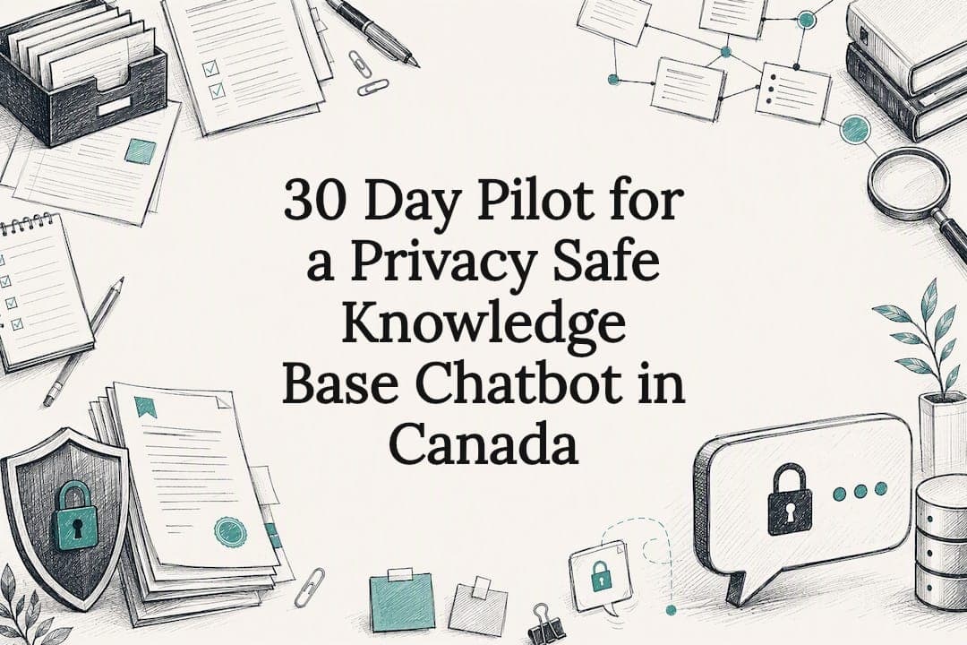 30 Day Pilot for a Privacy Safe Knowledge Base Chatbot in Canada