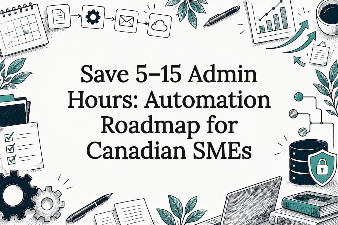 Save 5–15 Admin Hours: Automation Roadmap for Canadian SMEs