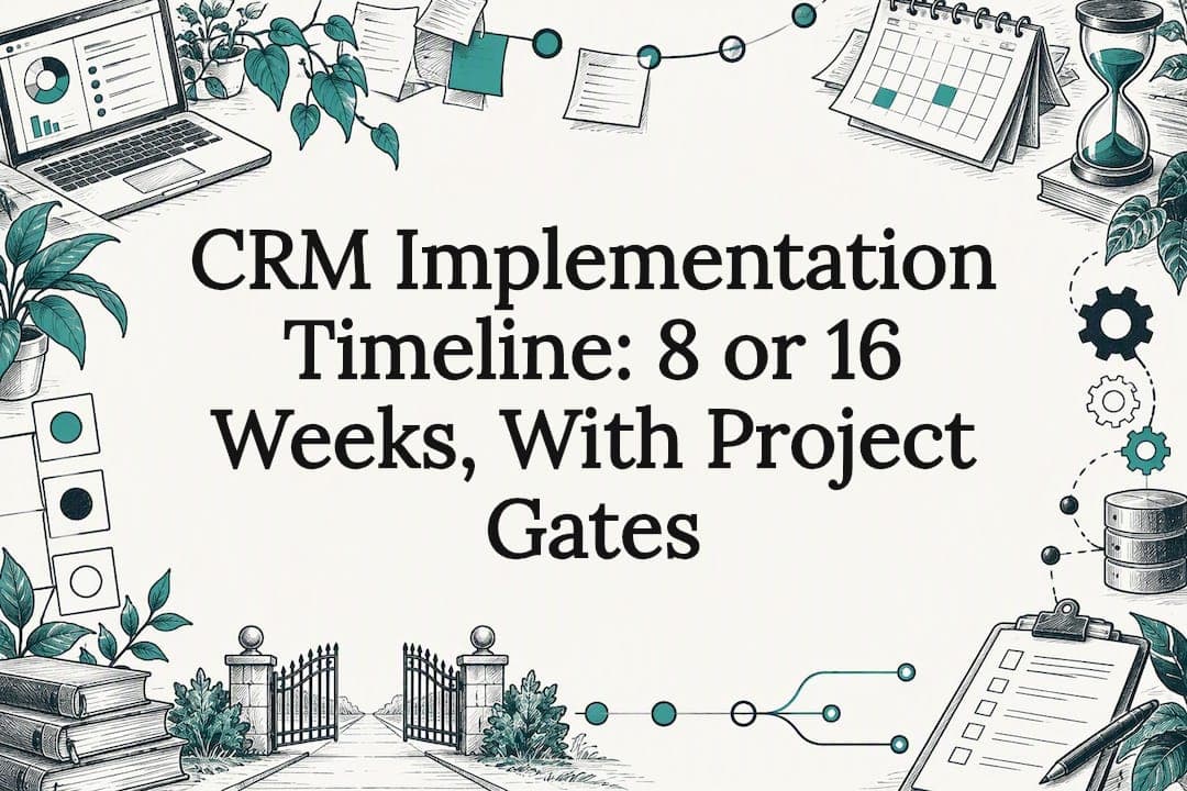 CRM Implementation Timeline: 8 or 16 Weeks, With Project Gates